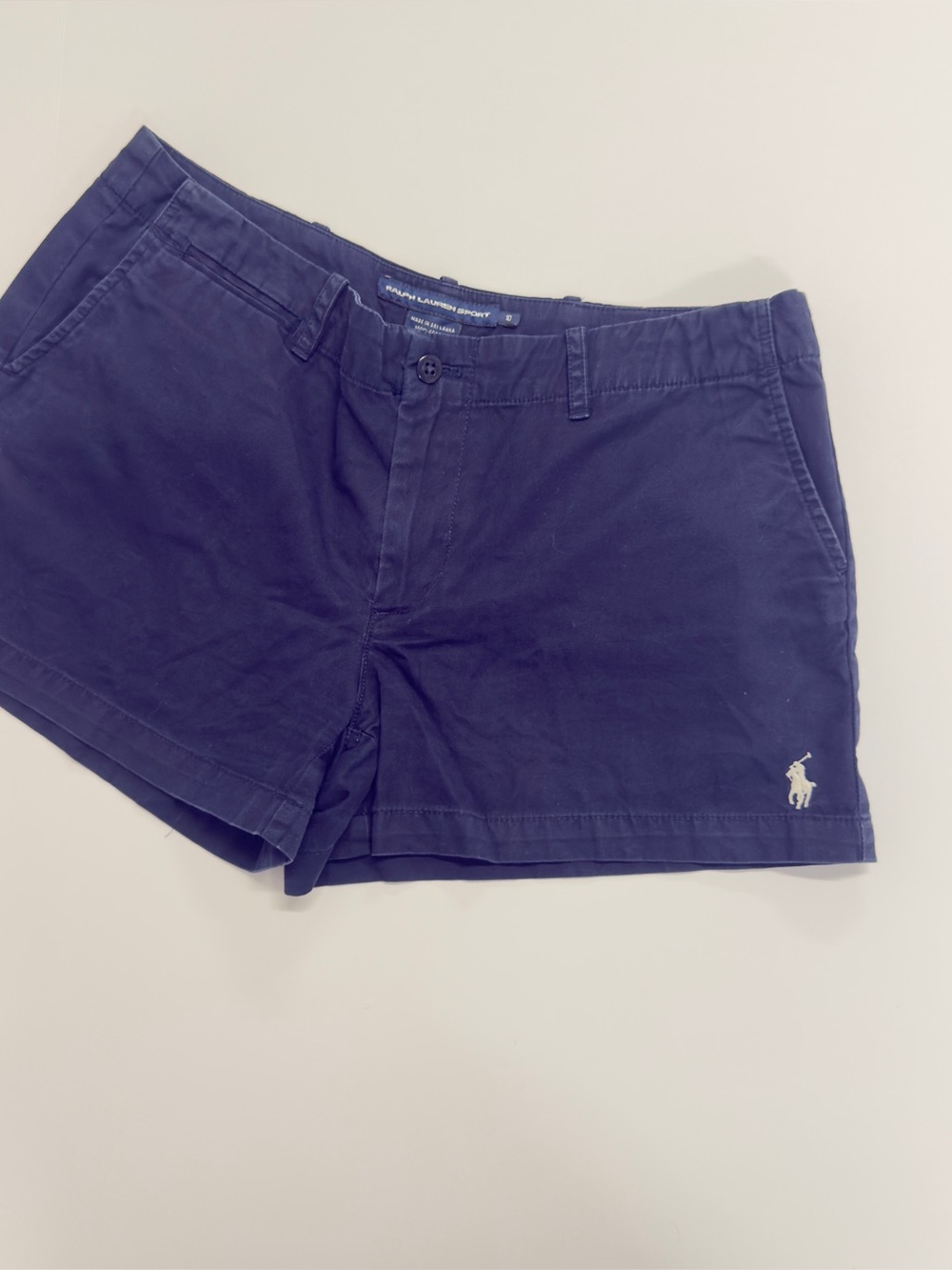 Polo by Ralph Lauren Dark Navy Cotton Bermuda Shorts with Pony Size 10